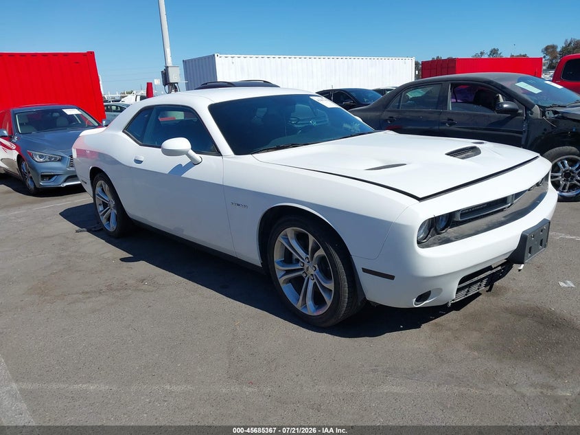 2022 Dodge Challenger VIN 2C3CDZBT5NH174652 IAAI salvage auction — FRONT END, Wait Title, sold $10,600 on 2026-08-24 (photo 1)