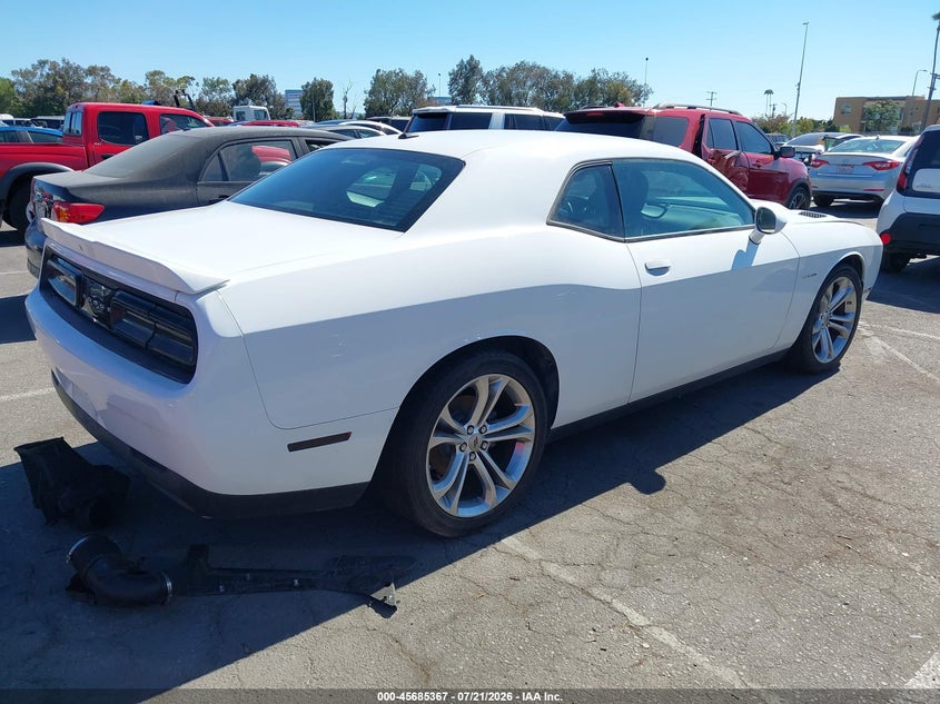 2022 Dodge Challenger VIN 2C3CDZBT5NH174652 IAAI salvage auction — FRONT END, Wait Title, sold $10,600 on 2026-08-24 (photo 4)