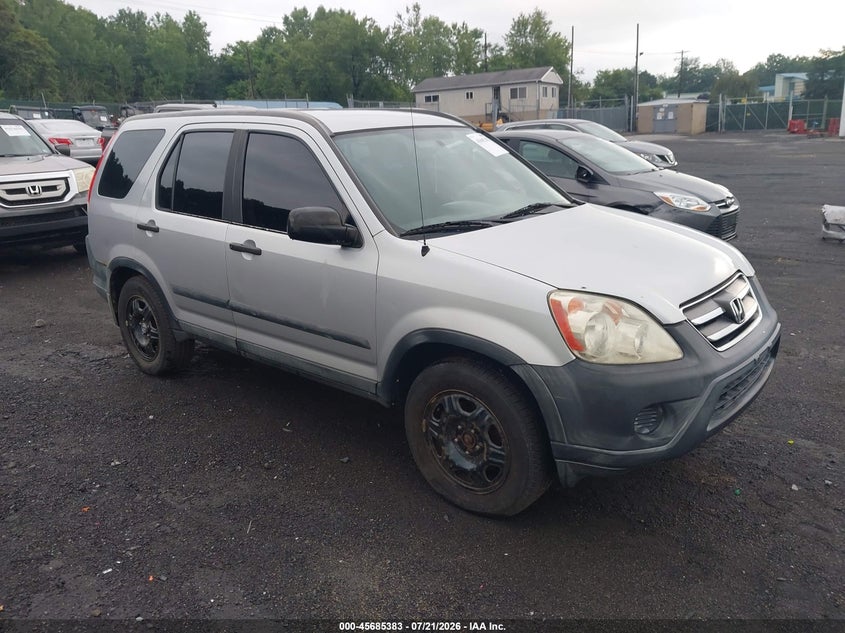 2005 Honda Cr-v VIN SHSRD78525U306784 IAAI salvage auction — NORMAL WEAR, Clear (Pennsylvania), sold $125 on 2026-07-28 (photo 1)