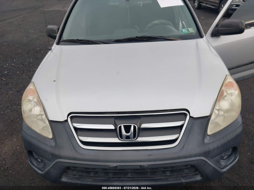 2005 Honda Cr-v VIN SHSRD78525U306784 IAAI salvage auction — NORMAL WEAR, Clear (Pennsylvania), sold $125 on 2026-07-28 (photo 6)