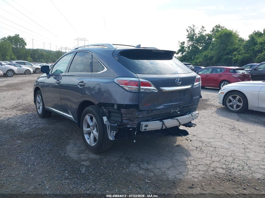 2015 Lexus Rx VIN 2T2BK1BA4FC323184 IAAI salvage auction — REAR END, Salvage (Pennsylvania), sold $8,200 on 2026-08-01 (photo 3)