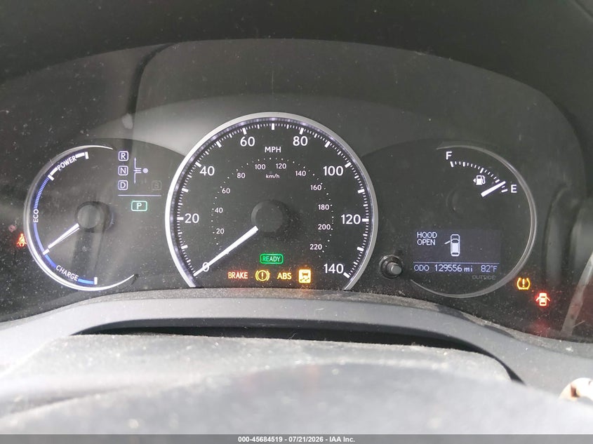 2012 Lexus Ct 200h VIN JTHKD5BH2C2075836 IAAI salvage auction — NORMAL WEAR, Original (Ohio), sold $3,575 on 2026-09-03 (photo 7)
