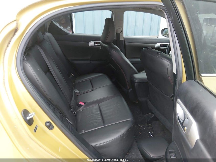 2012 Lexus Ct 200h VIN JTHKD5BH2C2075836 IAAI salvage auction — NORMAL WEAR, Original (Ohio), sold $3,575 on 2026-09-03 (photo 8)