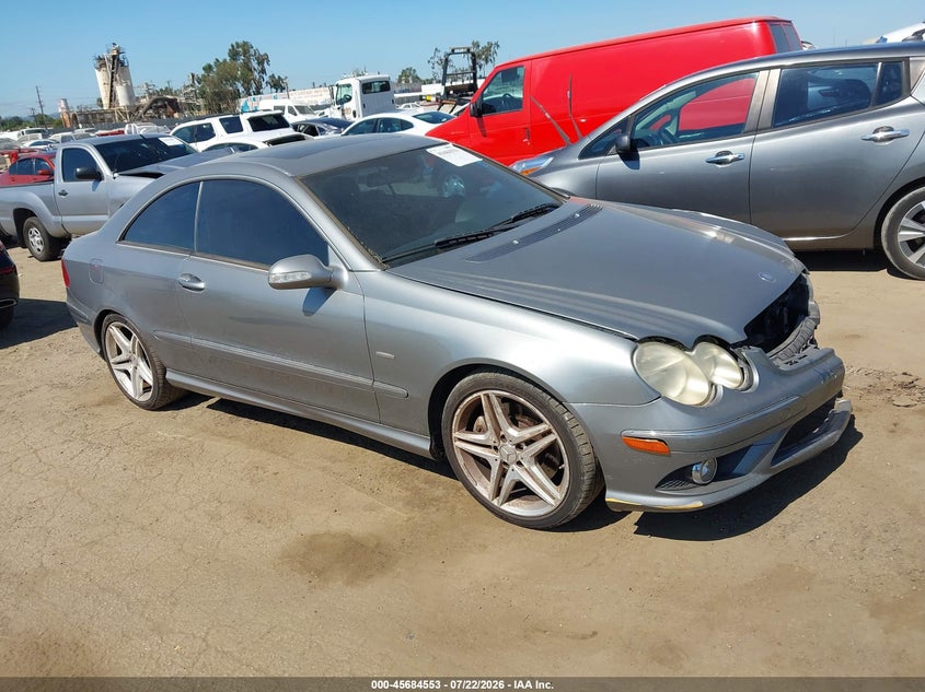 2009 Mercedes-benz Clk-class VIN WDBTJ56H99F263522 IAAI salvage auction — FRONT END, Salvage (California), sold $475 on 2026-08-12 (photo 1)