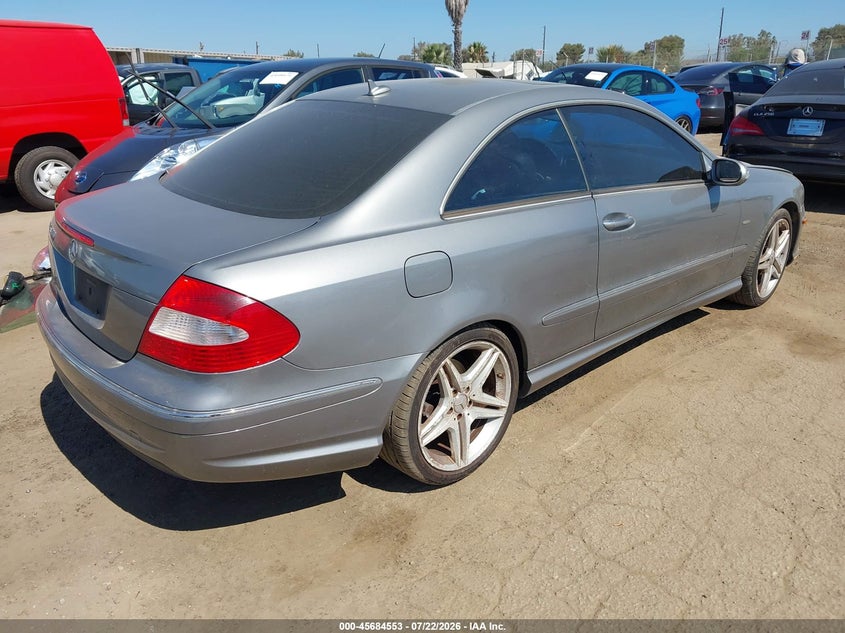 2009 Mercedes-benz Clk-class VIN WDBTJ56H99F263522 IAAI salvage auction — FRONT END, Salvage (California), sold $475 on 2026-08-12 (photo 4)