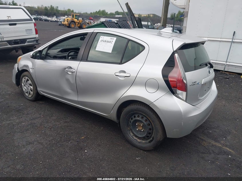 2015 Toyota Prius c VIN JTDKDTB37F1104722 IAAI salvage auction — NORMAL WEAR, Clear (Pennsylvania), sold $625 on 2026-07-28 (photo 3)