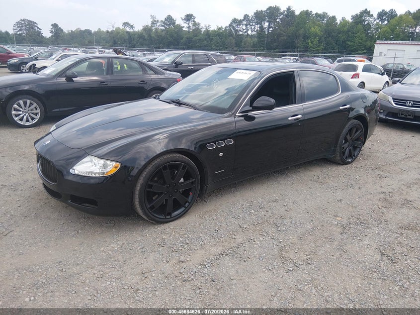 2010 Maserati Quattroporte VIN ZAM39FKA6A0051639 IAAI salvage auction — FRONT END, Clear (Virginia), sold $25 on 2026-07-31 (photo 2)