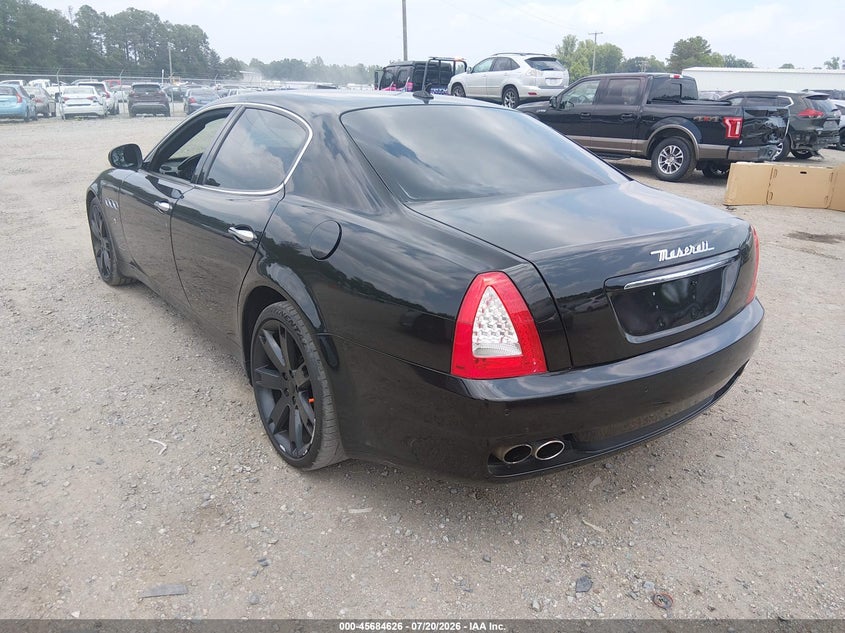 2010 Maserati Quattroporte VIN ZAM39FKA6A0051639 IAAI salvage auction — FRONT END, Clear (Virginia), sold $25 on 2026-07-31 (photo 3)