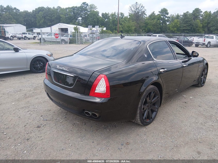 2010 Maserati Quattroporte VIN ZAM39FKA6A0051639 IAAI salvage auction — FRONT END, Clear (Virginia), sold $25 on 2026-07-31 (photo 4)