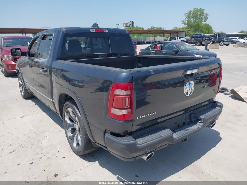 2019 Ram 1500 VIN 1C6RREHT7KN604585 IAAI salvage auction — THEFT, Wait Title, sold $9,975 on 2026-09-02 (photo 3)