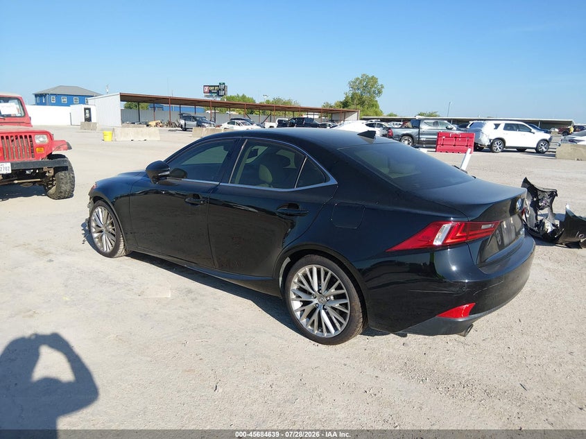 2014 Lexus Is VIN JTHBF1D26E5023252 IAAI salvage auction — FRONT END, Original (Texas), sold $8,950 on 2026-08-26 (photo 3)