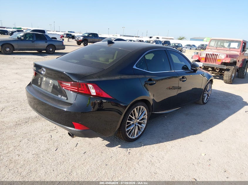 2014 Lexus Is VIN JTHBF1D26E5023252 IAAI salvage auction — FRONT END, Original (Texas), sold $8,950 on 2026-08-26 (photo 4)