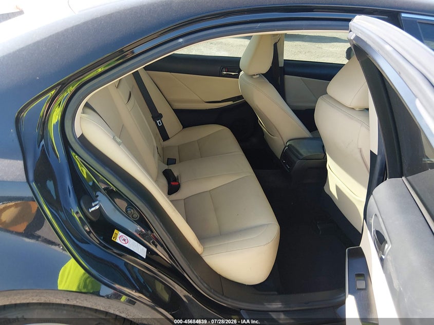 2014 Lexus Is VIN JTHBF1D26E5023252 IAAI salvage auction — FRONT END, Original (Texas), sold $8,950 on 2026-08-26 (photo 8)