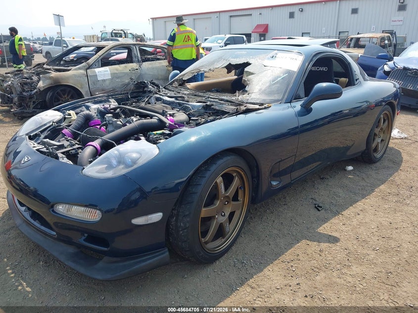 1993 Mazda Rx-7 VIN JM1FD3314P0209286 IAAI salvage auction — Burn Engine, Bill Of Sale (Washington), sold $25,250 on 2026-08-25 (photo 2)