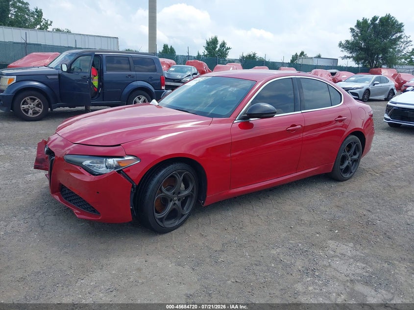 2017 Alfa romeo Giulia VIN ZARFAEEN0H7556312 IAAI salvage auction — FRONT END, Salvage Title, sold $1,000 on 2026-08-14 (photo 2)