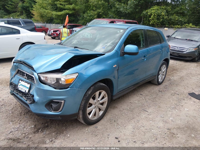 2014 Mitsubishi Outlander VIN 4A4AR3AU0EE021916 IAAI salvage auction — FRONT END, Wait Title, sold $1,000 on 2026-09-02 (photo 2)