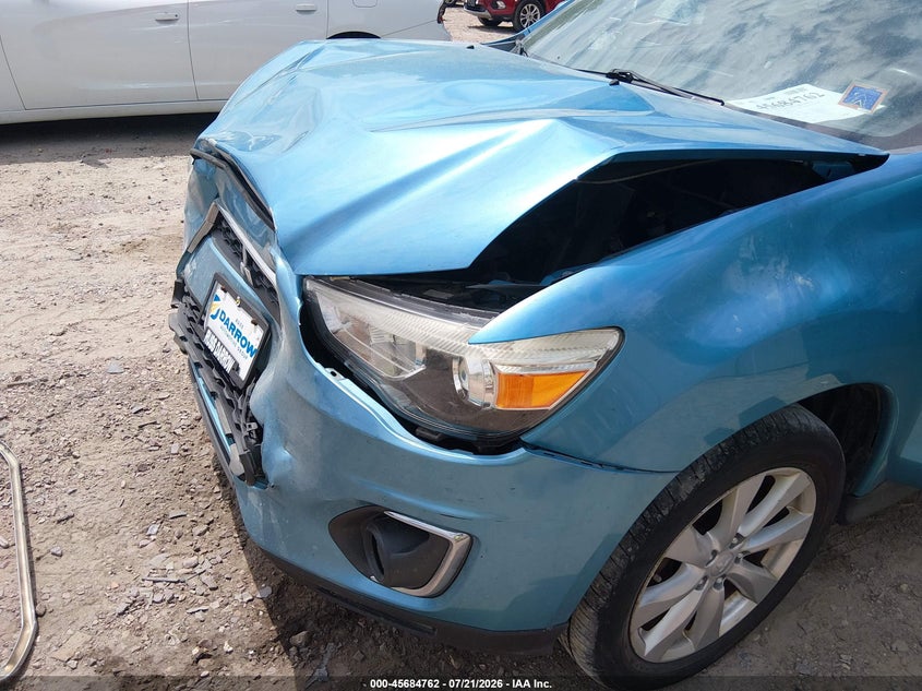 2014 Mitsubishi Outlander VIN 4A4AR3AU0EE021916 IAAI salvage auction — FRONT END, Wait Title, sold $1,000 on 2026-09-02 (photo 6)