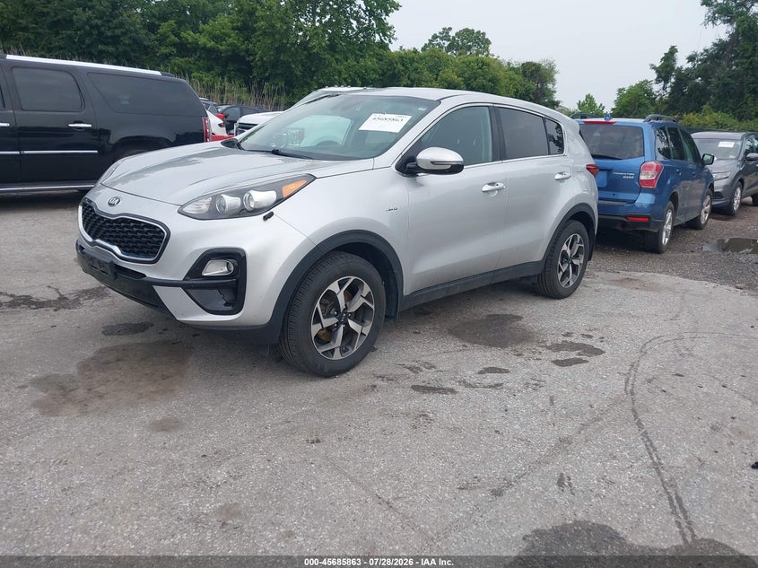 2021 Kia Sportage VIN KNDPMCAC4M7842754 IAAI salvage auction — NORMAL WEAR, Clear (Maryland), sold $425 on 2026-07-30 (photo 2)