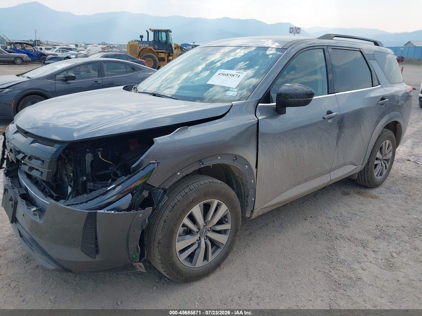 2026 Nissan Pathfinder VIN 5N1DR3CSXTC244484 IAAI salvage auction — FRONT END, Enterprise Vehicles Clear Only (Texas), sold $7,800 on 2026-07-30 (photo 2)