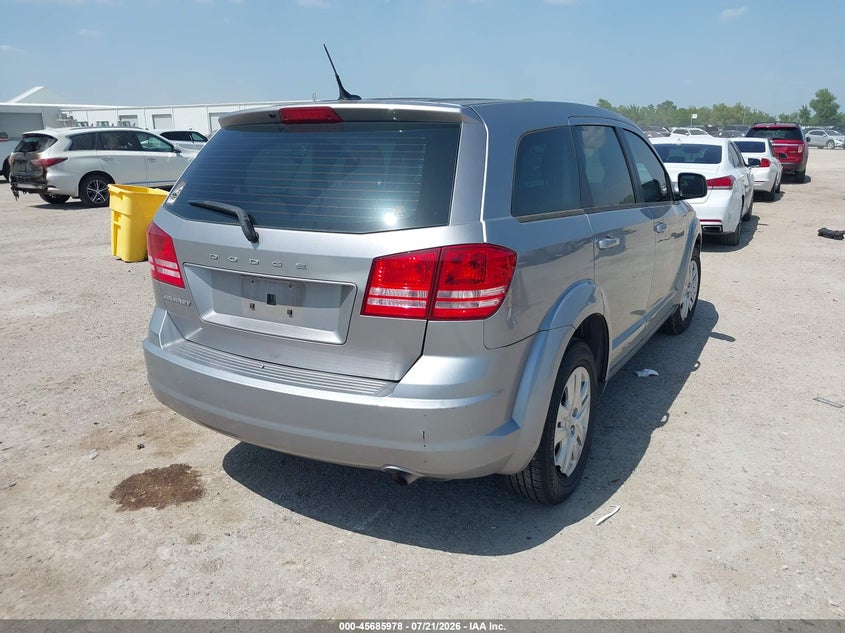 2015 Dodge Journey VIN 3C4PDCAB7FT641257 IAAI salvage auction — LEFT REAR, Salvage Title, sold $2,350 on 2026-08-07 (photo 4)