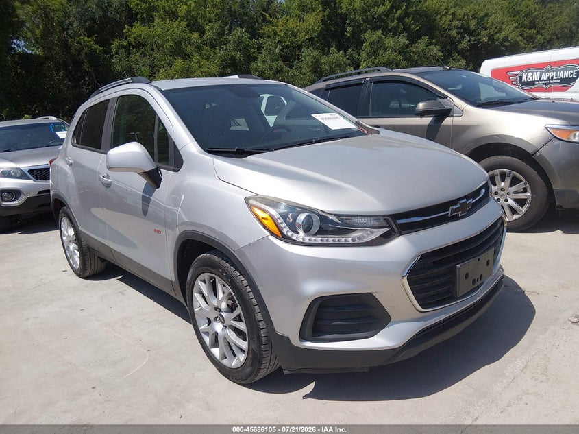 2021 Chevrolet Trax VIN KL7CJLSB5MB334154 IAAI salvage auction — THEFT, Clear (Florida), sold $2,050 on 2026-07-29 (photo 1)
