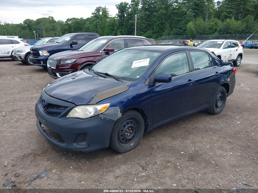 2013 Toyota Corolla VIN 5YFBU4EE4DP163142 IAAI salvage auction — NORMAL WEAR, Clear (Massachusetts), sold $1,300 on 2026-07-31 (photo 2)