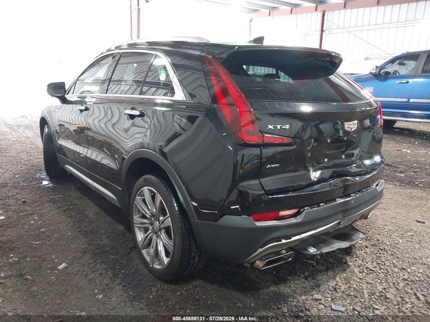 2023 Cadillac Xt4 VIN 1GYFZDR40PF213948 IAAI salvage auction — REAR END, Salvage Title, sold $7,400 on 2026-09-04 (photo 3)