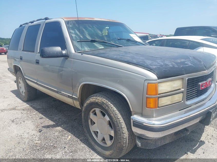 1999 Gmc Yukon VIN 1GKEK13R5XJ768534 IAAI salvage auction — FRONT END, Salvage (Oklahoma), sold $450 on 2026-09-11 (photo 1)