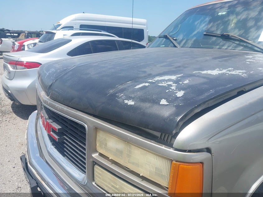 1999 Gmc Yukon VIN 1GKEK13R5XJ768534 IAAI salvage auction — FRONT END, Salvage (Oklahoma), sold $450 on 2026-09-11 (photo 6)