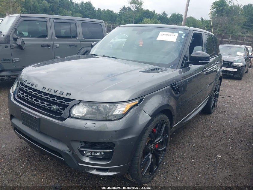2016 Land Rover Range Rover Sport VIN SALWS2PF6GA594357 IAAI salvage auction — LEFT FRONT, Wait Title, sold $3,300 on 2026-09-26 (photo 2)