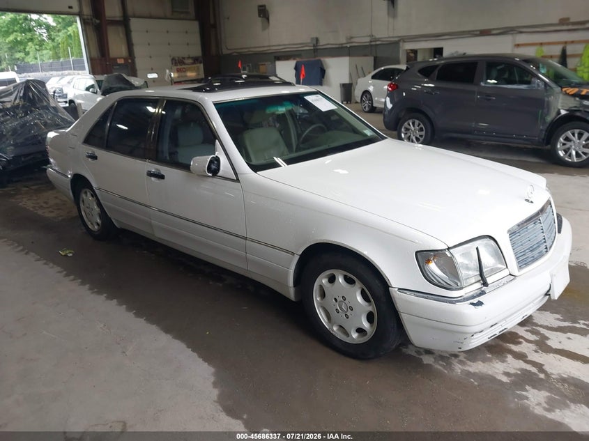 1996 Mercedes-benz S class VIN WDBGA43E2TA319259 IAAI salvage auction — NORMAL WEAR, Clear (New York), sold $1,150 on 2026-07-29 (photo 1)