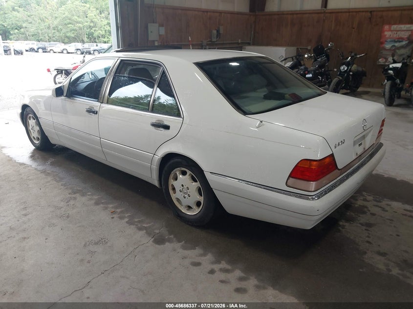 1996 Mercedes-benz S class VIN WDBGA43E2TA319259 IAAI salvage auction — NORMAL WEAR, Clear (New York), sold $1,150 on 2026-07-29 (photo 3)
