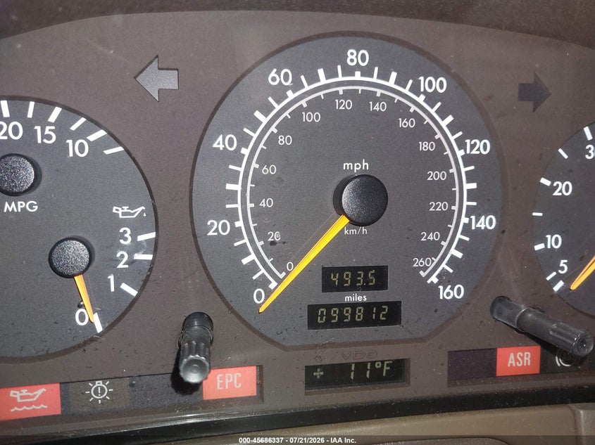1996 Mercedes-benz S class VIN WDBGA43E2TA319259 IAAI salvage auction — NORMAL WEAR, Clear (New York), sold $1,150 on 2026-07-29 (photo 7)