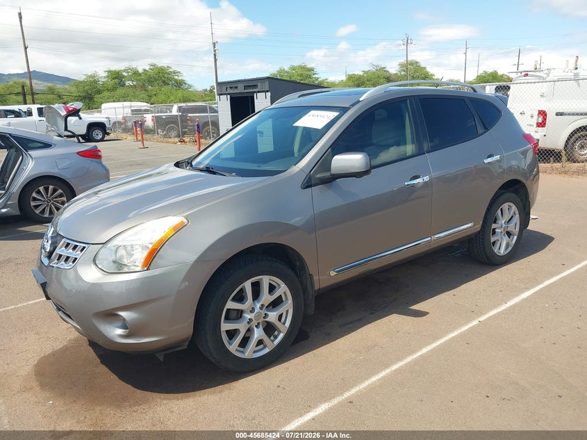 2012 Nissan Rogue VIN JN8AS5MT7CW282823 IAAI salvage auction — NORMAL WEAR, Salvage Title, sold $525 on 2026-07-28 (photo 2)