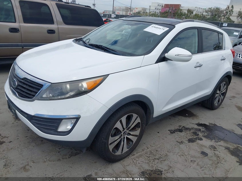 2012 Kia Sportage VIN KNDPC3A26C7247719 IAAI salvage auction — NORMAL WEAR, Clear - Dealer Only (California), sold $175 on 2026-07-29 (photo 2)