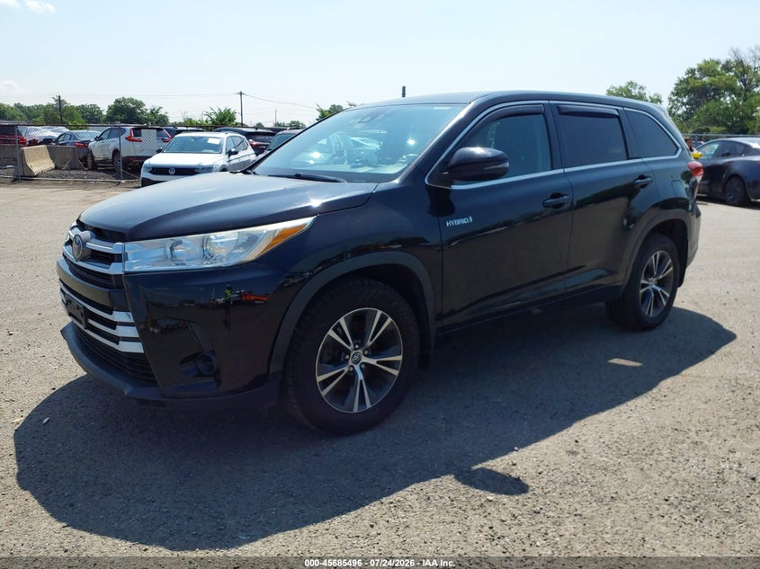 2018 Toyota Highlander VIN 5TDBGRFH3JS037063 IAAI salvage auction — ALL OVER, Clear (New York), sold $25 on 2026-07-29 (photo 2)