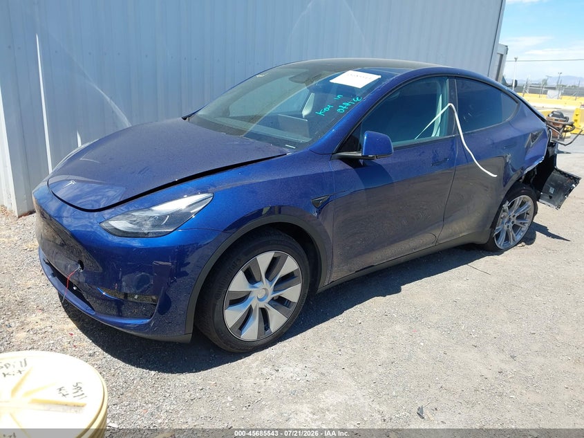 2023 Tesla Model y VIN 7SAYGDEE3PF854344 IAAI salvage auction — REAR END, Salvage (California), sold $10,700 on 2026-08-24 (photo 2)