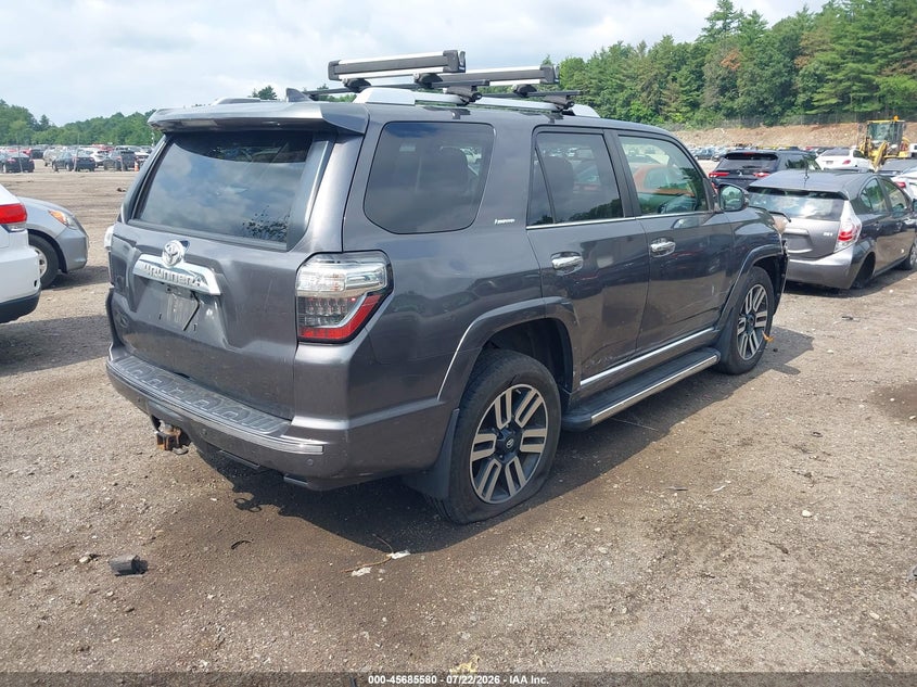 2016 Toyota 4runner VIN JTEBU5JR6G5344125 IAAI salvage auction — FRONT END, Clear (Massachusetts), sold $8,800 on 2026-07-29 (photo 4)