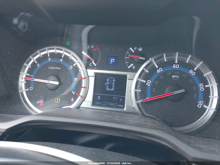 2016 Toyota 4runner VIN JTEBU5JR6G5344125 IAAI salvage auction — FRONT END, Clear (Massachusetts), sold $8,800 on 2026-07-29 (photo 7)