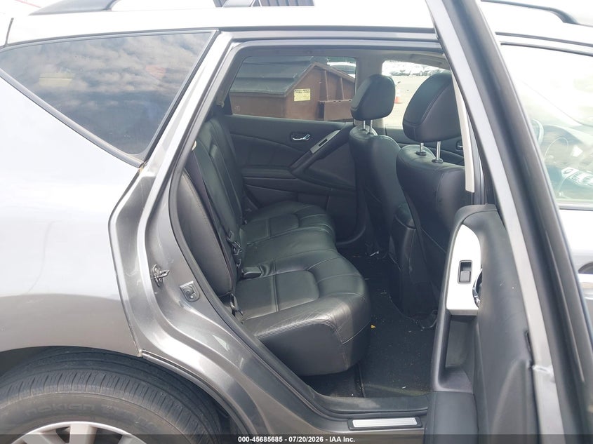 2013 Nissan Murano VIN JN8AZ1MW9DW316664 IAAI salvage auction — NORMAL WEAR, Clear-Dealer Only (Washington), sold $925 on 2026-07-23 (photo 8)