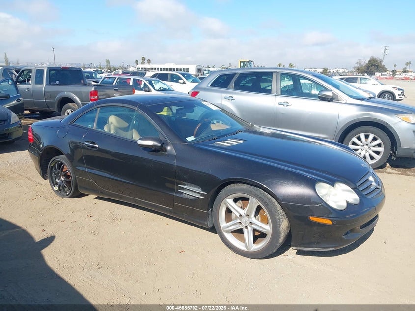 2004 Mercedes-benz Sl-class VIN WDBSK75FX4F076089 IAAI salvage auction — NORMAL WEAR, Clear - Dealer Only (California), sold $50 on 2026-07-29 (photo 1)