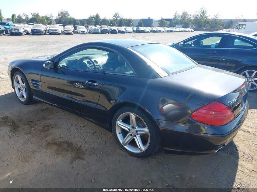 2004 Mercedes-benz Sl-class VIN WDBSK75FX4F076089 IAAI salvage auction — NORMAL WEAR, Clear - Dealer Only (California), sold $50 on 2026-07-29 (photo 3)