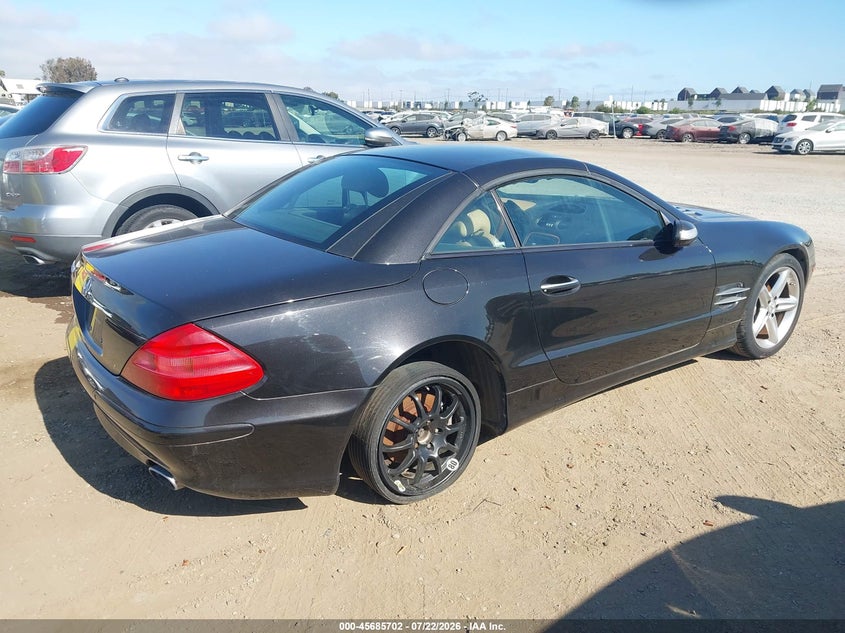 2004 Mercedes-benz Sl-class VIN WDBSK75FX4F076089 IAAI salvage auction — NORMAL WEAR, Clear - Dealer Only (California), sold $50 on 2026-07-29 (photo 4)