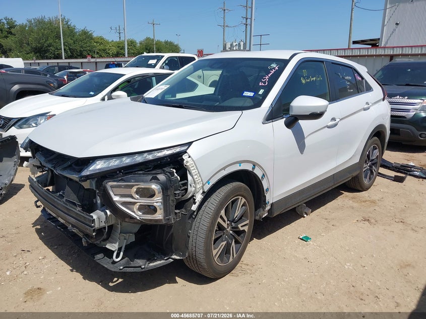 2025 Mitsubishi Eclipse cross VIN JA4ATWAA1SZ038352 IAAI salvage auction — FRONT END, Enterprise Vehicles Clear Only (Texas), sold $25 on 2026-07-23 (photo 2)