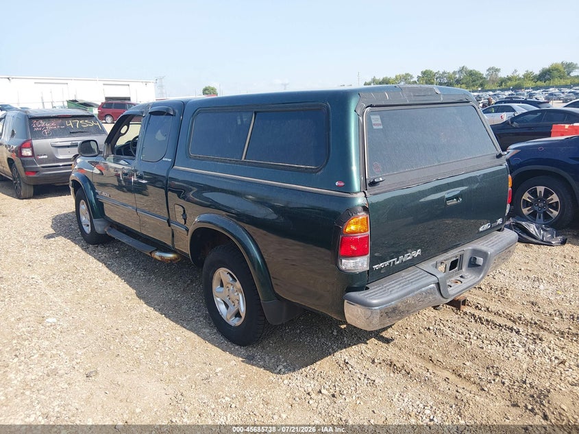 2001 Toyota Tundra VIN 5TBBT48161S201090 IAAI salvage auction — NORMAL WEAR, Clear (Illinois), sold $25 on 2026-07-29 (photo 3)