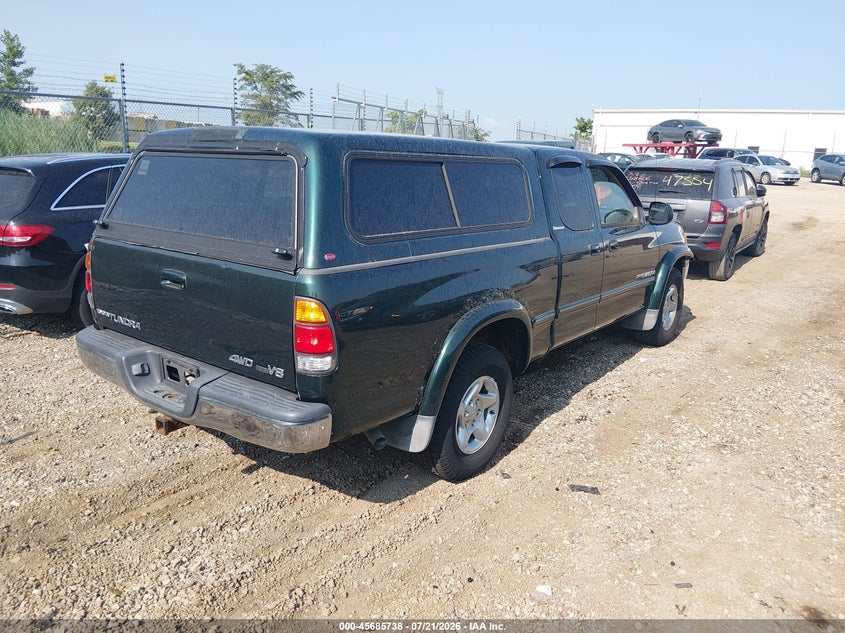 2001 Toyota Tundra VIN 5TBBT48161S201090 IAAI salvage auction — NORMAL WEAR, Clear (Illinois), sold $25 on 2026-07-29 (photo 4)