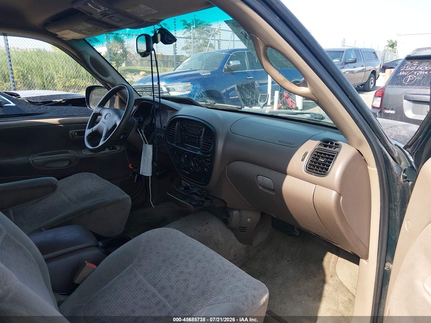 2001 Toyota Tundra VIN 5TBBT48161S201090 IAAI salvage auction — NORMAL WEAR, Clear (Illinois), sold $25 on 2026-07-29 (photo 5)