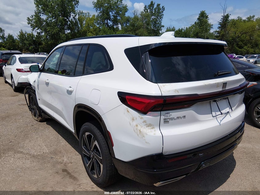 2026 Buick Enclave VIN 5GAEVBKS9TJ384572 IAAI salvage auction — LEFT FRONT, Salvage Title, sold $15,250 on 2026-08-25 (photo 3)