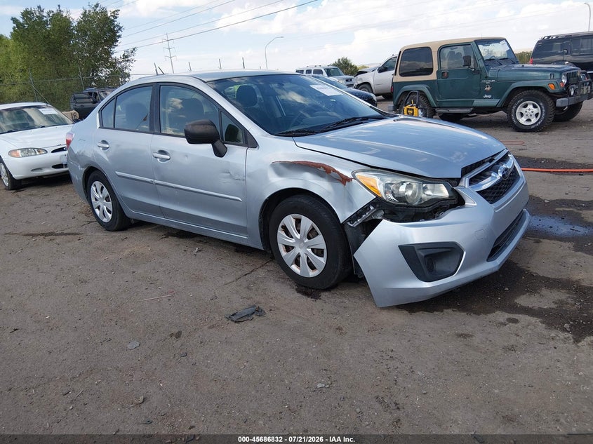 2013 Subaru Impreza VIN JF1GJAA67DH019419 IAAI salvage auction — SIDE, Clear (New Mexico), sold $25 on 2026-07-29 (photo 1)