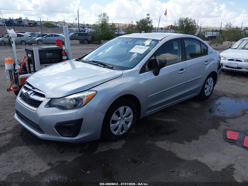 2013 Subaru Impreza VIN JF1GJAA67DH019419 IAAI salvage auction — SIDE, Clear (New Mexico), sold $25 on 2026-07-29 (photo 2)